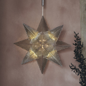 Фигурка "Звезда" 35 см, цвет серебро