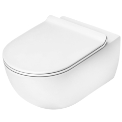 Унитаз Flaminia APP GoClean, AP118G, 54х36, с сиденьем, белый