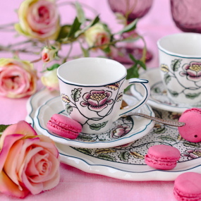 Набор чашек чайных с блюдцами Dominote 175 мл, 4 предмета