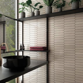 Плитка керамическая Equipe Arrow 5х25, Gardenia Cream, 8 мм