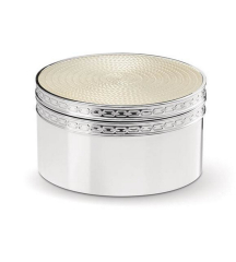Шкатулка круглая Vera Wang With Love Nouveau Pearl 8,2х4,5 см