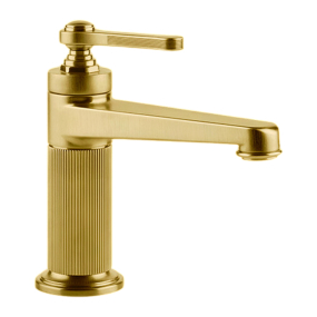 Смеситель для раковины Gessi Venti20 65001.716, брашированное золото PVD