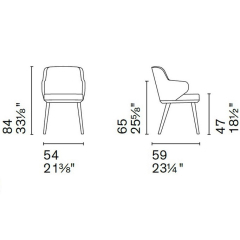 Стул Calligaris Foyer CS1889, Brick Red