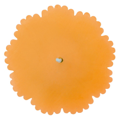 Свеча Fleur Accessoires 15 см, желтая