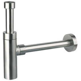 Сифон для раковины McAlpine CA32EU-SN, 1,1/4x32 мм, матовая сталь