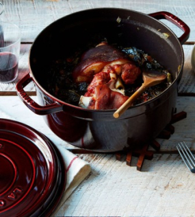 Кокот круглый La Cocotte 24 см / 3,8 л, гранатовый