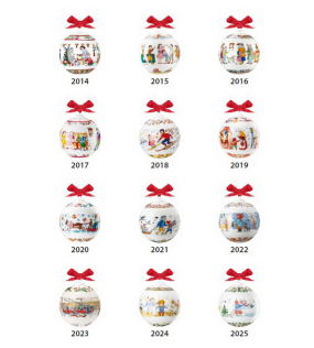 Набор елочных мини шаров Special Edition 40th anniversary, 12 шт, (лимит. издание)