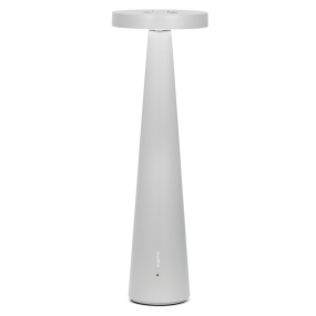 Лампа настольная Zafferano Angelina Pro 26 см, серая