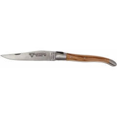 Нож карманный складной Pocket Knives 12 см, ручка - оливковое дерево