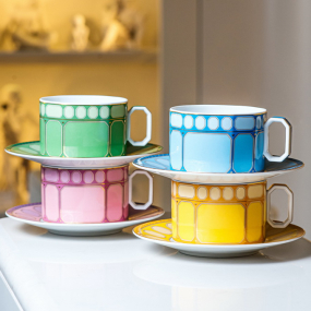 Чашка чайная с блюдцем Signum Rose 260 мл 