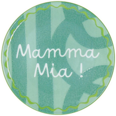 Блюдо для пиццы Mamma mia 33 см, зеленое