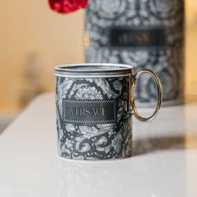Кружка Versace Barocco Haze 300 мл, черная
