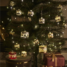 Елочная гирлянда Elly "Барабаны", длина 1,5 м, цвет серебро