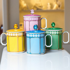 Кружка с крышкой Signum Jonquil 390 мл