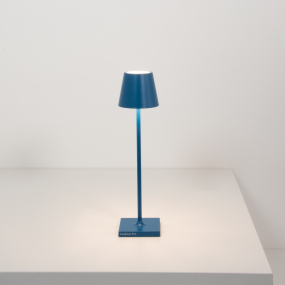Лампа настольная Zafferano Poldina Pro Micro 27,5 см, кобальтовая