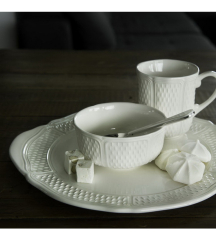 Набор тарелок глубоких Pont aux choux blanc 24,2 см, 4 шт