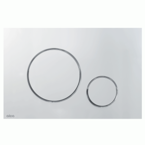 Панель смыва Alca Thin M672, хром матовый