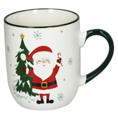 Кружка "Санта и елка" 430 мл