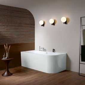 Ванна квариловая Villeroy & Boch Oberon 2.1 180х80 L, с сифоном, белая