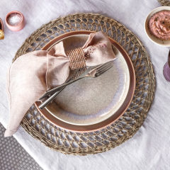 Тарелка салатная Perlemor Sand 24 см