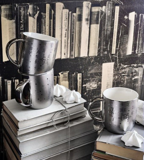 Кружка Natale All Silver 370 мл, в ассортименте