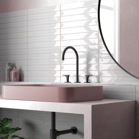 Плитка керамическая Equipe Vitral 5х40, Light Grey, 8,3мм