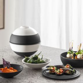 Набор блюд La petite Boule, 5 предметов, цвет черно-белый