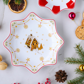 Блюдо-звезда Christmas Love 25 см