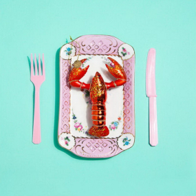 Елочная игрушка "Лобстер" 14 см