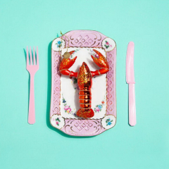 Елочная игрушка "Лобстер" 14 см