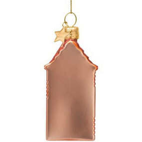 Елочная игрушка "Амстердамский домик" 9 см