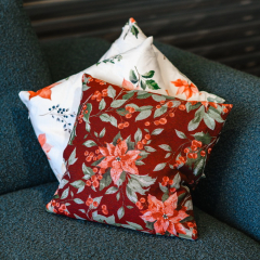 Чехол для подушки декоративной Jolie 40х40 см, цвет бургунди