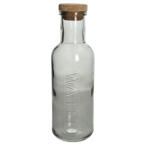 Бутылка для воды Glass Pop 1 л, серая
