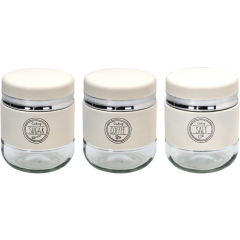 Набор емкостей для хранения Dolce Casa Bristol 330 мл, 3 шт