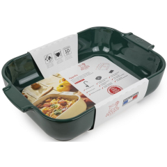 Форма для запекания прямоугольная Appolia 22х36 см, зеленая