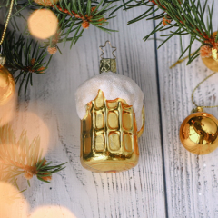 Игрушка на елку "Кружка пива" 8 см