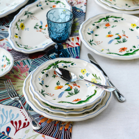 Набор тарелок глубоких Oiseaux De Paradis 22,5 см, 4 шт