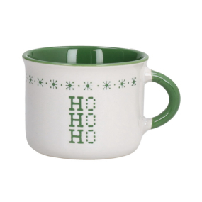 Чашка для эспрессо Ho-Ho-Ho 100 мл, зеленая