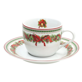 Набор чашек чайных с блюдцами Christmas Eve 220 мл, 12 предметов