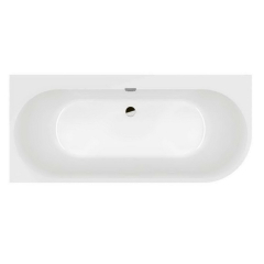 Ванна квариловая Villeroy & Boch Oberon 2.1 180х80 L, с сифоном, белая