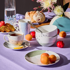 Чашка для капучино с блюдцем Moon Pastel 330 мл