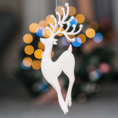 Елочная игрушка "Олень" 14 см, в ассортименте