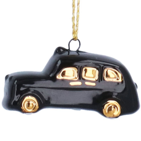 Елочная игрушка "Лондонское такси" 6 см