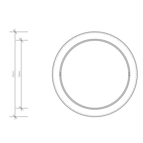 Корзина для бумаги Decor Walther Basic 0607976, сталь матовая