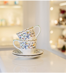 Набор чашек чайных с блюдцами Toscana 175 мл, 4 предмета