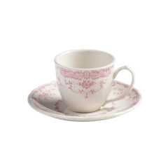 Чашка для эспрессо с блюдцем Rose Pink 60 мл