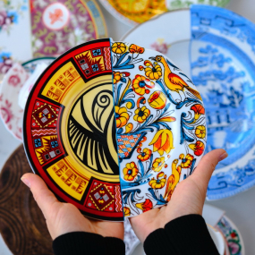 Тарелка салатная Huaricanga Hybrid 20 см