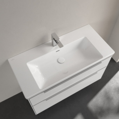 Раковина подвесная Villeroy & Boch Subway 3.0 100х47, CeramicPlus, 4A70A5R1, из TitanCeram