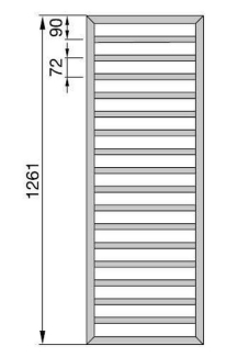 Полотенцесушитель Zehnder Subway, водяной, хром