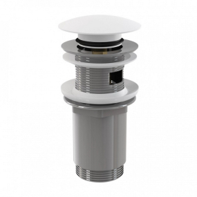 Донный клапан AlcaPlast A392B, Click-Clack, 5/4", белый